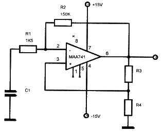 Obr. 6.1: Schma zapojen astabilnho multivibrtoru