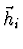 $\vec{h}_i$
